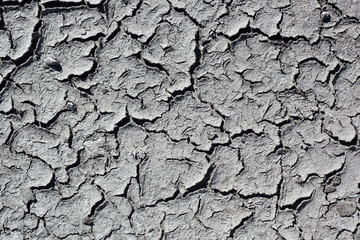 Cracked ground