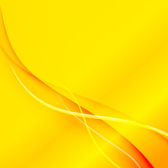 Abstract orange wave.