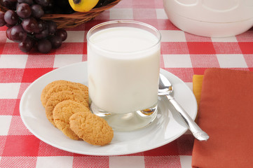 Cookies and milk