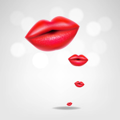 Red Lips Poster