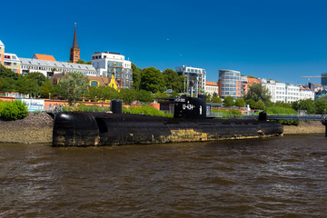 Hamburg łódź podwodna - obrazy, fototapety, plakaty