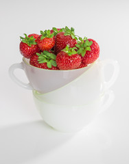 Strawberries in a cup