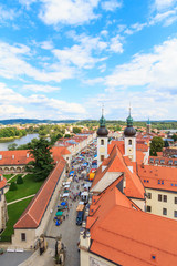 Telc from above