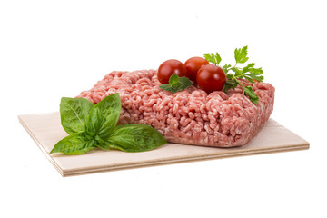 Stuffed raw meat