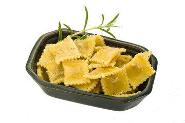 Ravioli with herbs