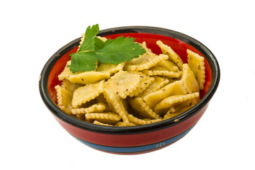 Ravioli with herbs