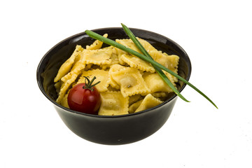 Ravioli with herbs