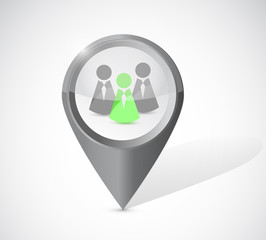 ideal candidate locator illustration design