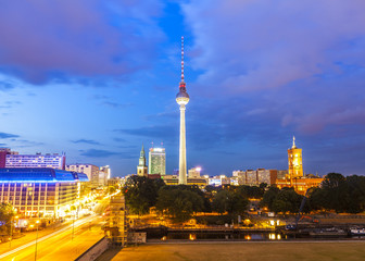 Fernsehturm television tower, Berlin views, Germany © travelwitness
