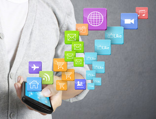 Touch screen mobile phone