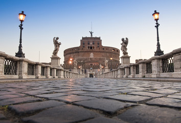Naklejka premium Castel Sant'Angelo, Rome, Italy