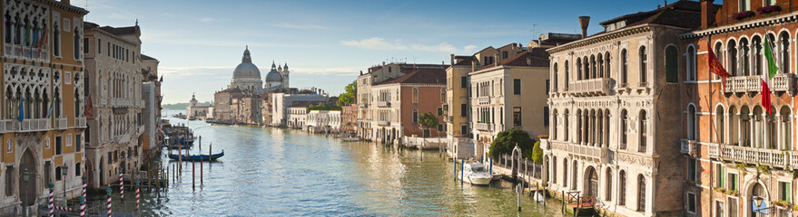 Santa Maria Della Salute, Grand Canal, Venice - obrazy, fototapety, plakaty