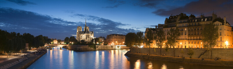 Fototapeta na wymiar Notre Dame cityscape, Paris