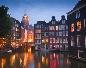 Foto op Aluminium Sint-Nicolaaskerk, Amsterdam © travelwitness