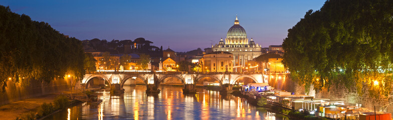 Obraz premium Bazylika Świętego Piotra, Watykan, Rzym