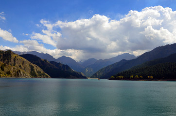 Heavenly Lake in Urumqi,China