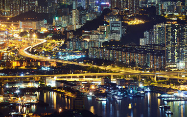 Cityscape in Hong Kong