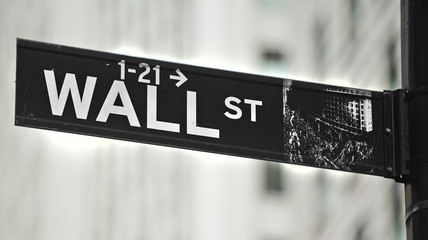 Wall Street Sign New York