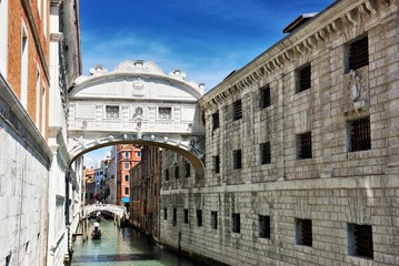 Fototapeta na wymiar Most Westchnień w Wenecji