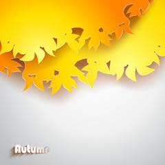 Naklejka na ściany i meble Abstract autumn background