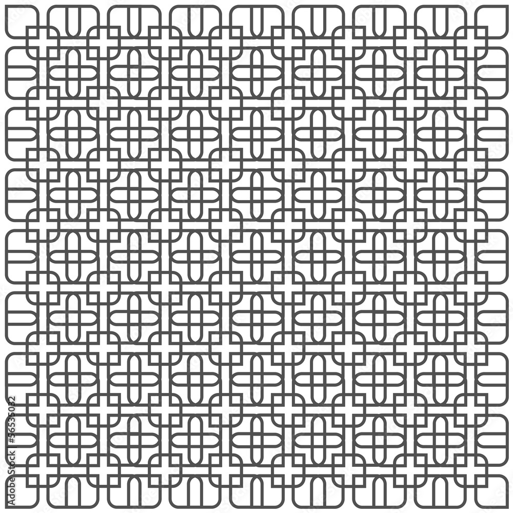 Poster openwork pattern in east style