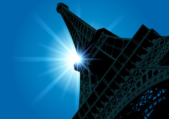Tour eiffel_Contre jour