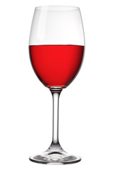 Glass of red wine