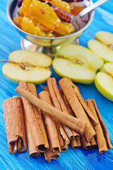 cinnamon and apples