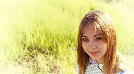 Fototapeta premium Portrait of young girl