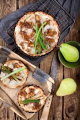 Rustikale Birnentarte