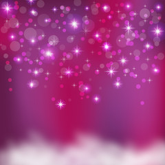 abstract background with many star