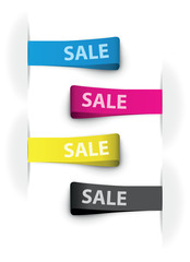 sale ribbon tags