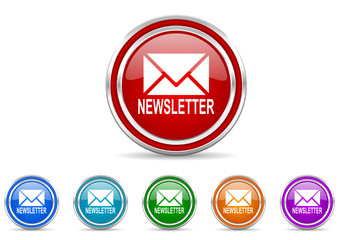 newsletter icon set