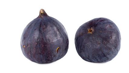 Two whole fresh juicy figs