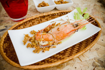 Prawn garlic shrimp