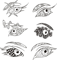 decorative eyes