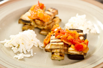 Grilled eggplant