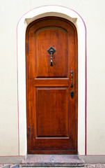 wooden door