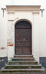 wooden door