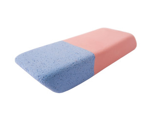 Eraser isolated on a white background.