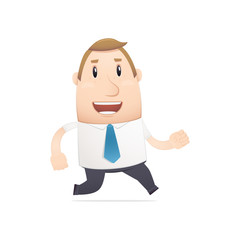 manager in various poses for use in advertising, presentations,