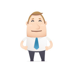 manager in various poses for use in advertising, presentations,