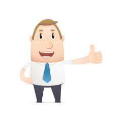 manager in various poses for use in advertising, presentations,