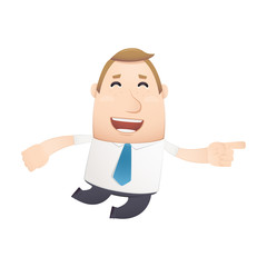 manager in various poses for use in advertising, presentations,