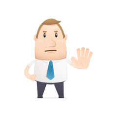 manager in various poses for use in advertising, presentations,