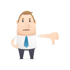 manager in various poses for use in advertising, presentations,