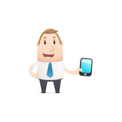 manager in various poses for use in advertising, presentations,