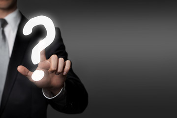 touchscreen - question mark