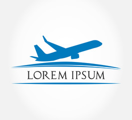 airplane symbol. vector illustration.