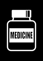 Vial of medicine